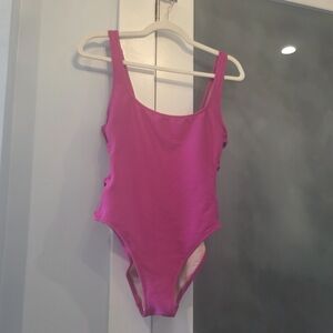 J. Crew Fuchsia One Piece Swimsuit